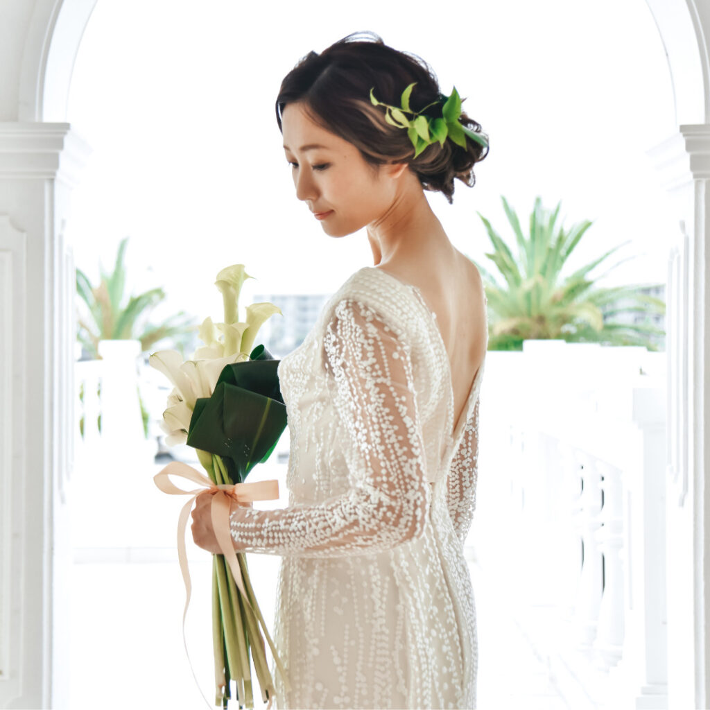 結婚式 ヘアメイク 大阪 エマブール 出張ヘアメイク