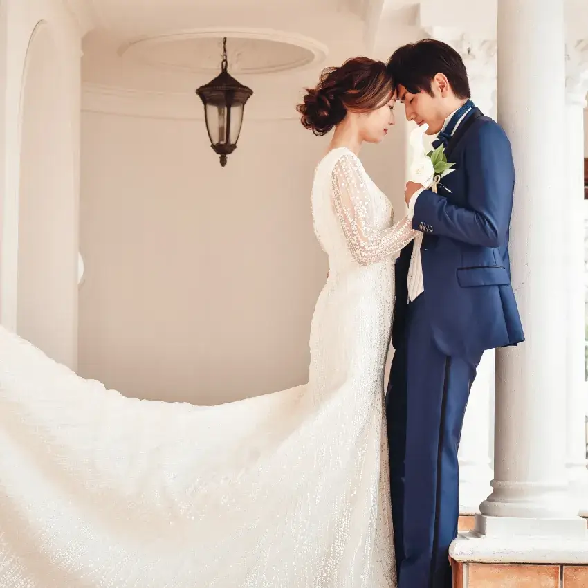結婚式 ブライダルヘアメイク ロケーション撮影 結婚式前撮り エアブラシメイク エマブール 関西 大阪 堺 出張ヘアメイク