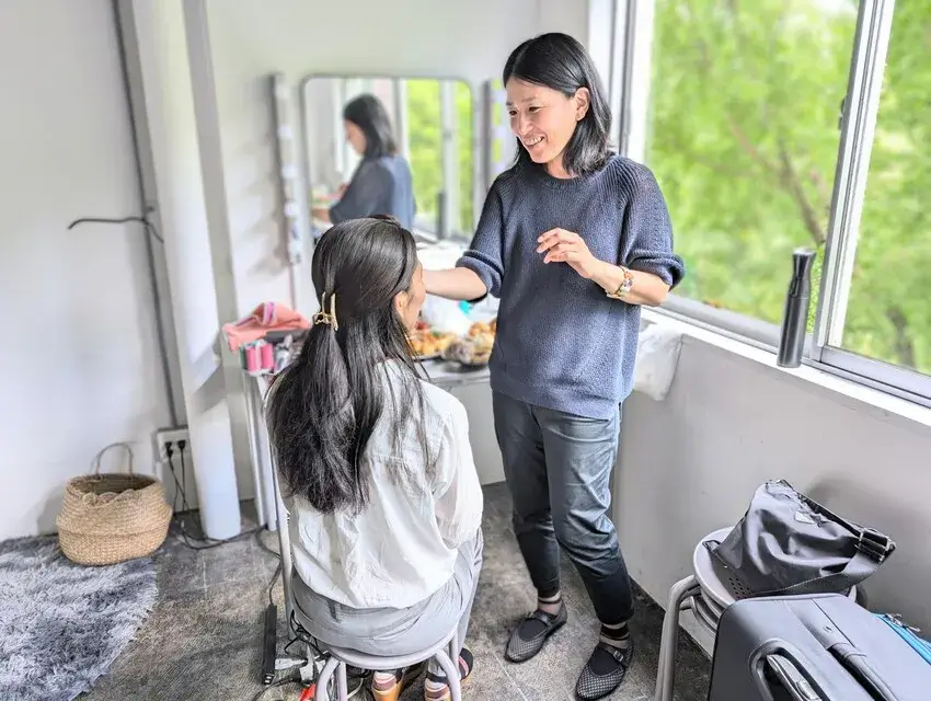 撮影ヘアメイク 出張ヘアメイク ヘアセット ヘアアレンジ 撮影 プロフィール撮影 グローバルメイクプロデューサー 山本裕美子 nook 関西 大阪 堺 エマブール